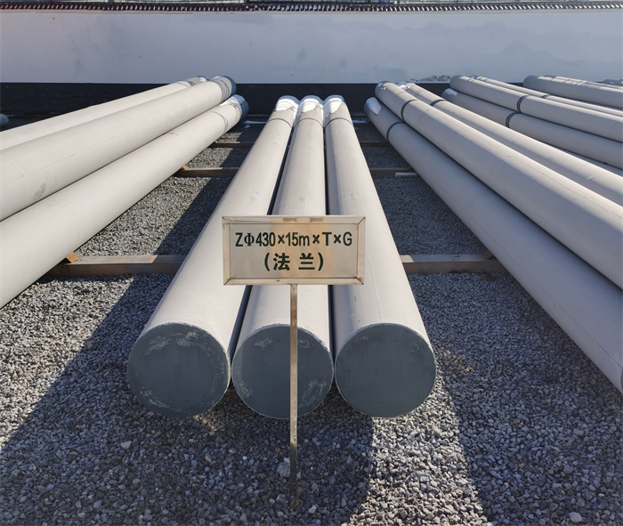 赛罕430×15米×T×G砼电力电杆